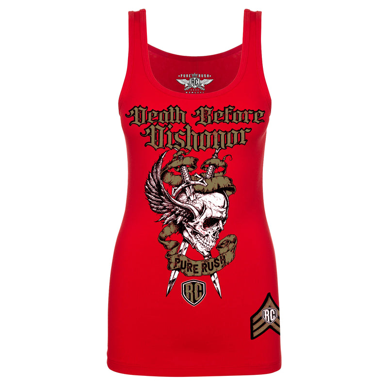 DEATH BEFORE DISHONOR GOLD TANK TOP