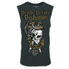 DEATH BEFORE DISHONOR GOLD SLEEVELESS