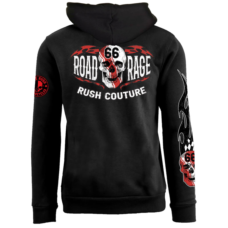RUSH ROAD RAGE RED PULLOVER HOODIE