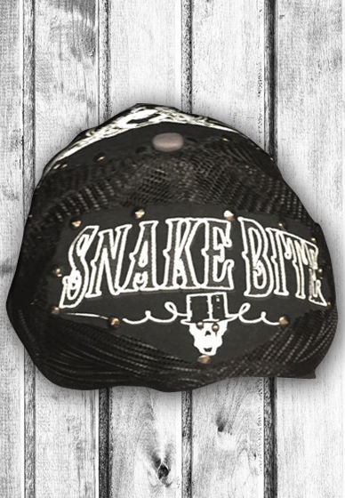 SNAKE BITE BLACK WHITE HAT